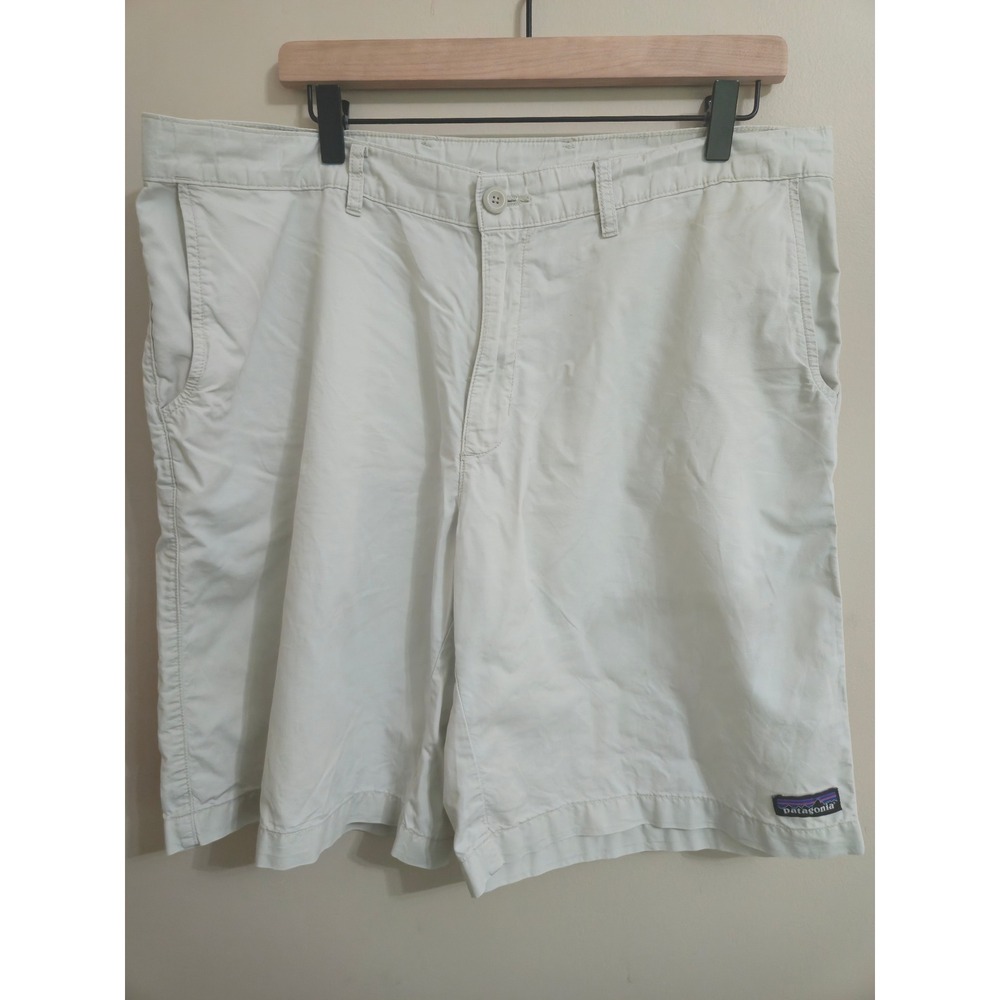 Patagonia Men's Stand Up Hemp Blend Canvas Shorts Size 38 Tan STY57705